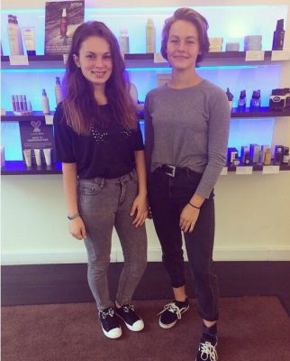 Irina Lonescu_ Ida Schubert_Auszubildende Coiffeur Palmarés Landsberg am Lech
